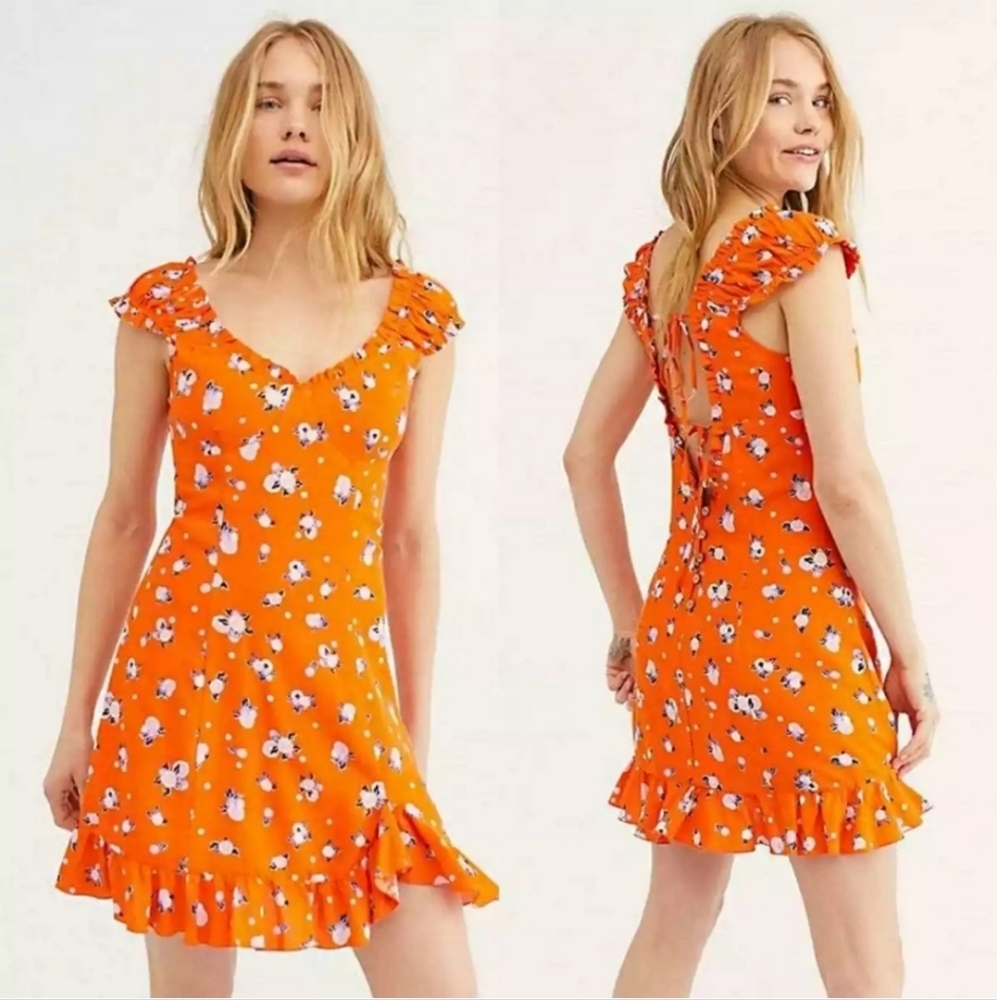 Free People | Like A Lady Mini Dress EUC - Picture 1 of 3